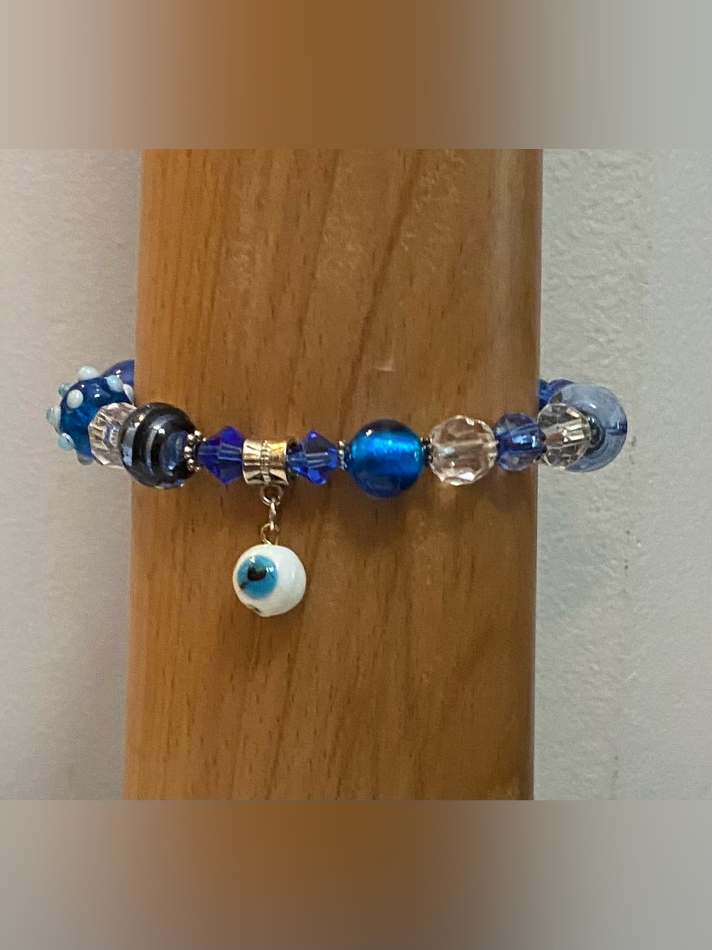 #3 Lampwork Evil Eye bracelet